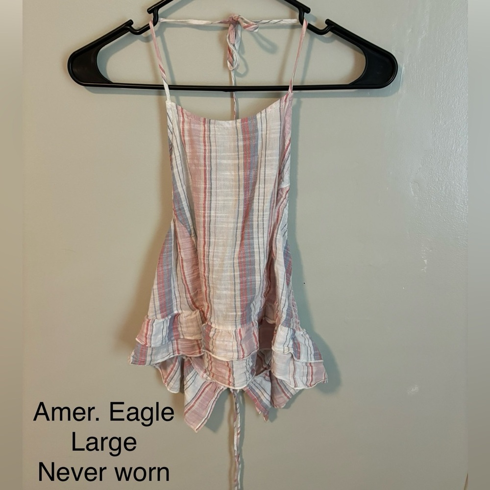 American Eagle Striped Blouse